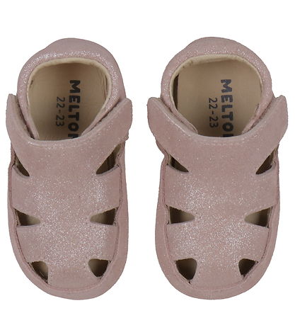Melton Ballerínu inniskór - Rose Grey