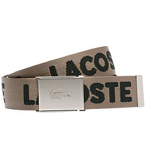 Lacoste Gürtel - Jaquard Gurtband - Morel Noir