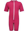 Petit Crabe Coverall Swimsuit - Noe - UV50+ - Mulberry w. Rabbit