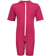 Petit Crabe Badoverall - Noe - UV50+ - Mulberry m. Kanin