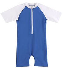 Petit Crabe Coverall Swimsuit - Multicolour - UV50+ - Sapphire/W