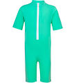 Petit Crabe Coverall Swimsuit - Noe - UV50+ - Parrot w. Anchor