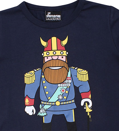 Danefæ T-shirt - Danebasic - Dark Navy King