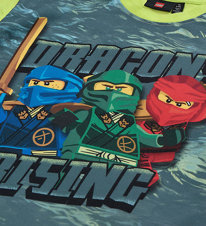 LEGO® Ninjago T-shirt - LwTaffy 302 - Light Green w. Print