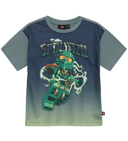 LEGO® Ninjago T-shirt - LwTaffy 307 - Light Green w. Print