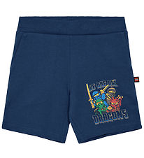 LEGO® Ninjago Shorts - LwPasi 303 - Dark Blue w. Print