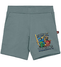 LEGO® Ninjago Shorts - LwPasi 303 - Light Green w. Print