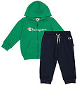 Champion Sweat Set - Full Zip - Green/Navy