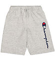 Champion Shorts - Grey Melange w. Logo