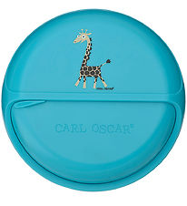 Carl Oscar Snackslåda - MiniDisc - 12 cm - Turkos m. Giraff