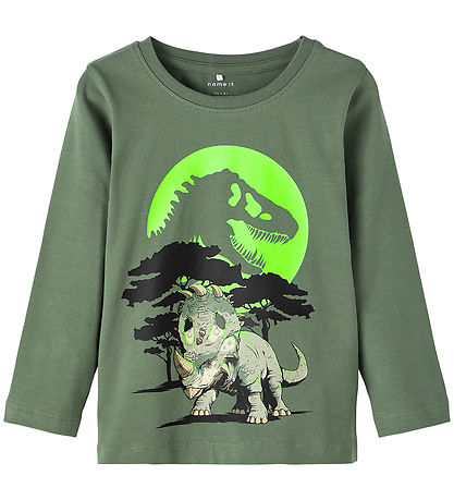Name It Blouse - NmmPjank Jurassic - Lauwerkrans