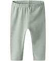 Name It Leggings - NbfVuviviaans - Aqua Grijs