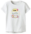 Name It T-Shirt - NmfVix - Bright White/Hello