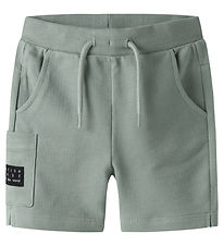 Name It Sweatshort - Pique - NmmVivasse - Slate Grijs