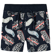 Name It Shorts - NmmAry - Hot Wheels - Marinblå Blazer