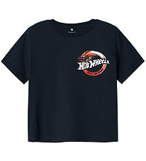 Name It T-shirt - NmmAtreus - Hot Wheels - Marinblå Blazer