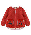 Fliink Jacket - Reversible - Kota Berry - Pompeian Red AOP