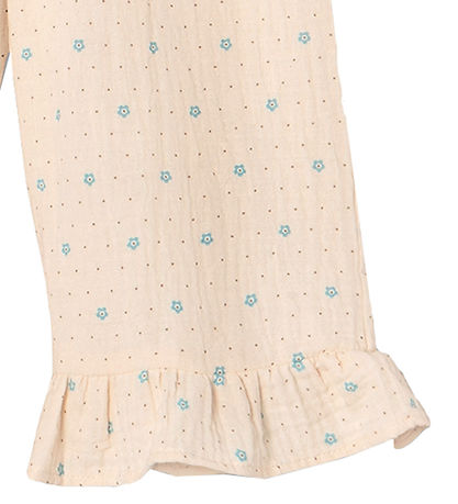 Fliink Trousers - Blooming Ruffle - Sandshell AOP