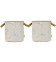 OYOY Storage Baskets - 2-Pack - Deer & Duck - Medium+ - Beige