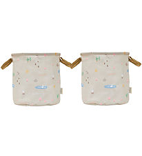 OYOY Opbevaringskurve - 2-pak - Deer & Duck - Medium - Beige