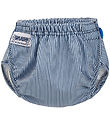 Konfidence Blebadebukser - e-Flex Splashy - Stripe Blue/White