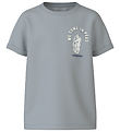 T-Shirt Name It - NkmVux - Pearl Blue/Pois