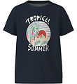 T-Shirt Name It - NkmVux - Marine Blazer/Tropical Summer