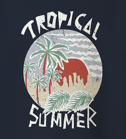 Name It Stuttermabolur - NkmVux - Dökkblátt Blazer/Tropical Summ