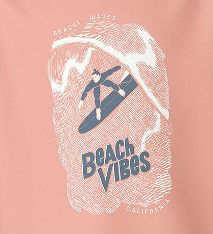 Name It T-shirt - NkmVagno - Peach Pearl/Beach Palms
