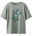 Name It T-shirt - NkmVagno - Slate Gray/Bike