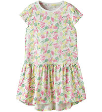 Name It Jurk - NkfVigga - Bright White/Tropisch