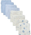 Pippi Muslin Cloths - 8-Pack - 65x65 cm - Celestial Blue