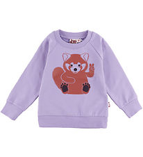 DYR-Cph Sweatshirt - Animal Bellow - Purple Peace Roed Panda