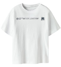 Name It T-Shirt - NkmHold - Bright White