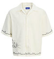 Jack & Jones Shirt - JorAcapulco - Cloud Dancer w. Print