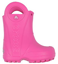 Crocs Gúmmístígvél - Handle It Rain Boot T - Bleikt Mylja