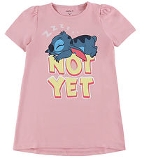 Chemise de Nuit Name It - NmfAsta - Stitch - Camée Rose