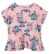 Name It T-Shirt - NmfAsbina - Stitch - Cameo Roze