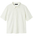LMTD Overhemd - NlnFinnen - Viscose/Linnen - White Alssum