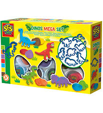 SES Creative Knete - Dino Megaset mit Extrudern