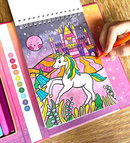 Tiger Tribe Fargesett - Colour By Tall - Unicorn Dreaming