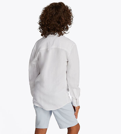 Tommy Hilfiger Shirt - Linen - Linen Blend - White