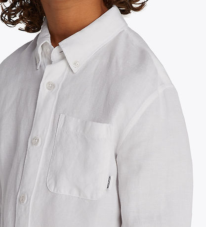 Tommy Hilfiger Shirt - Linen - Linen Blend - White