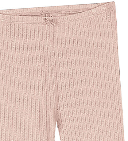 Konges Sløjd Leggings - Minnie - Cameo Rose w. Pointelle