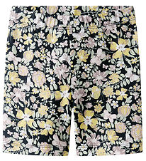 Name It Cykelshorts - NmfVayo - Marinblå Blazer m. Blommor