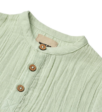 Wheat Shirt - Muslin - Svend - Soft Mint