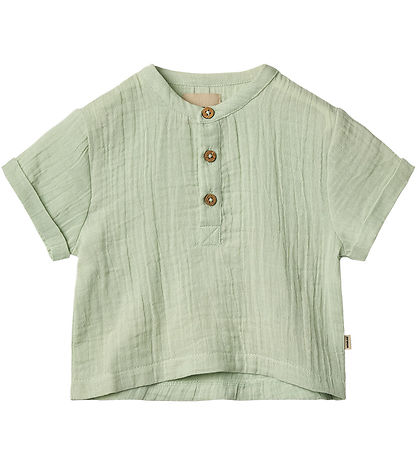 Wheat Shirt - Muslin - Svend - Soft Mint
