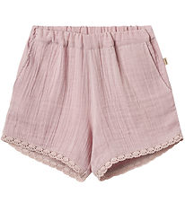 Wheat Shorts - Muslin - Eileen - Lavender Mist w. Lace