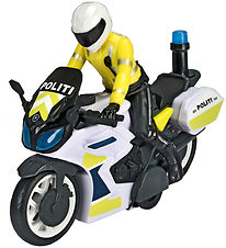 Dickie Toys Polismotorcykel m. Figur - Yamaha - Ljus/ljud