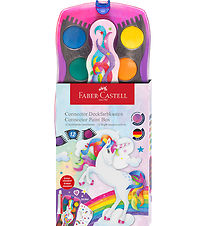Faber-Castell Watercolour - Unicorn Pink - 12 Colours + Chinese 